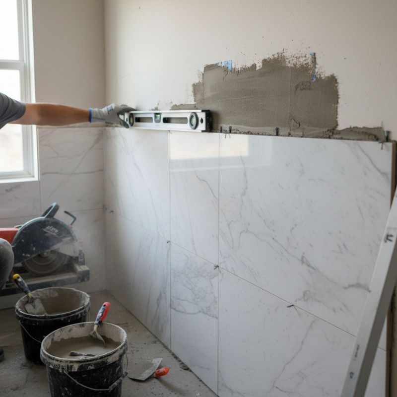 Granite Tiles Installation detail