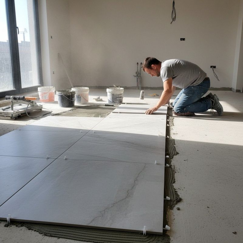 Tile Floor Installation detail